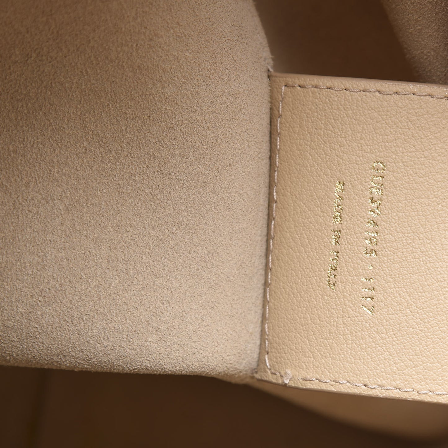 Calfskin Large Shopping Tote Natural