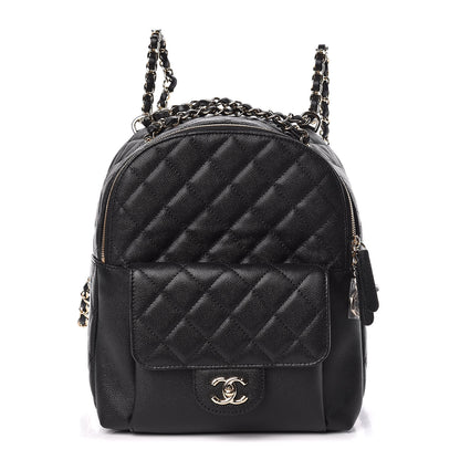 Chanel Caviar Quilted Large CC Day Backpack Black 1 of 10