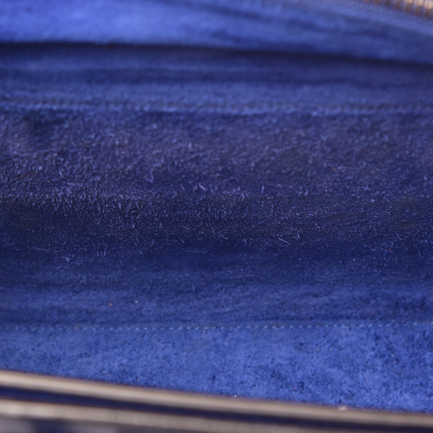 Celine Drummed Calfskin Nano Luggage Indigo 14 of 19