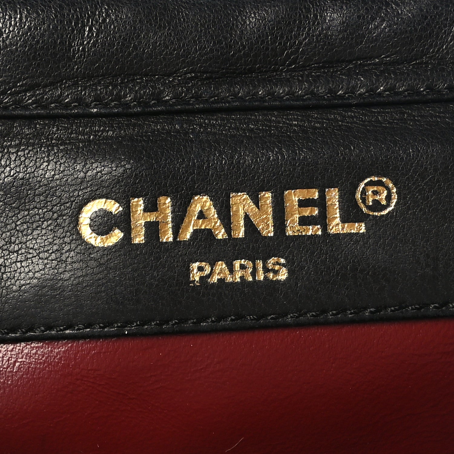 Chanel Lambskin Quilted Mini Square Flap Bag Black 6 of 10