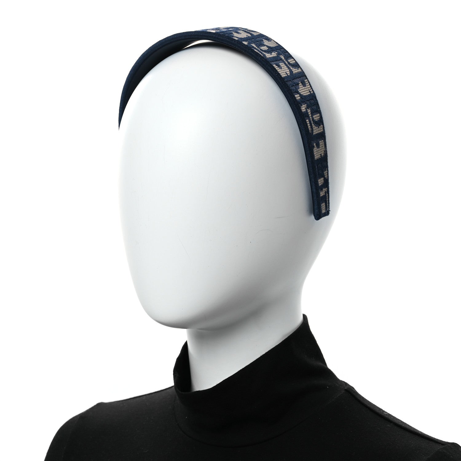 Christian Dior Oblique Headband Blue 1665281 – FASHIONPHILE