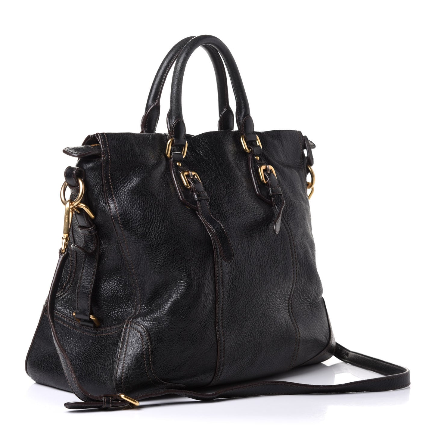 Cervo Antik Shoulder Bag Black