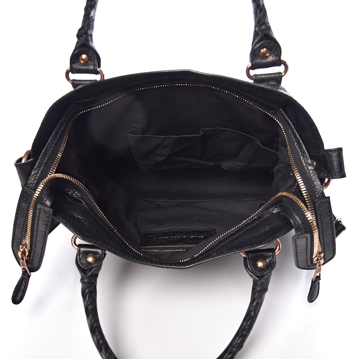 Balenciaga Agneau Giant 12 Rose Gold Hardware Town Black 6 of 10