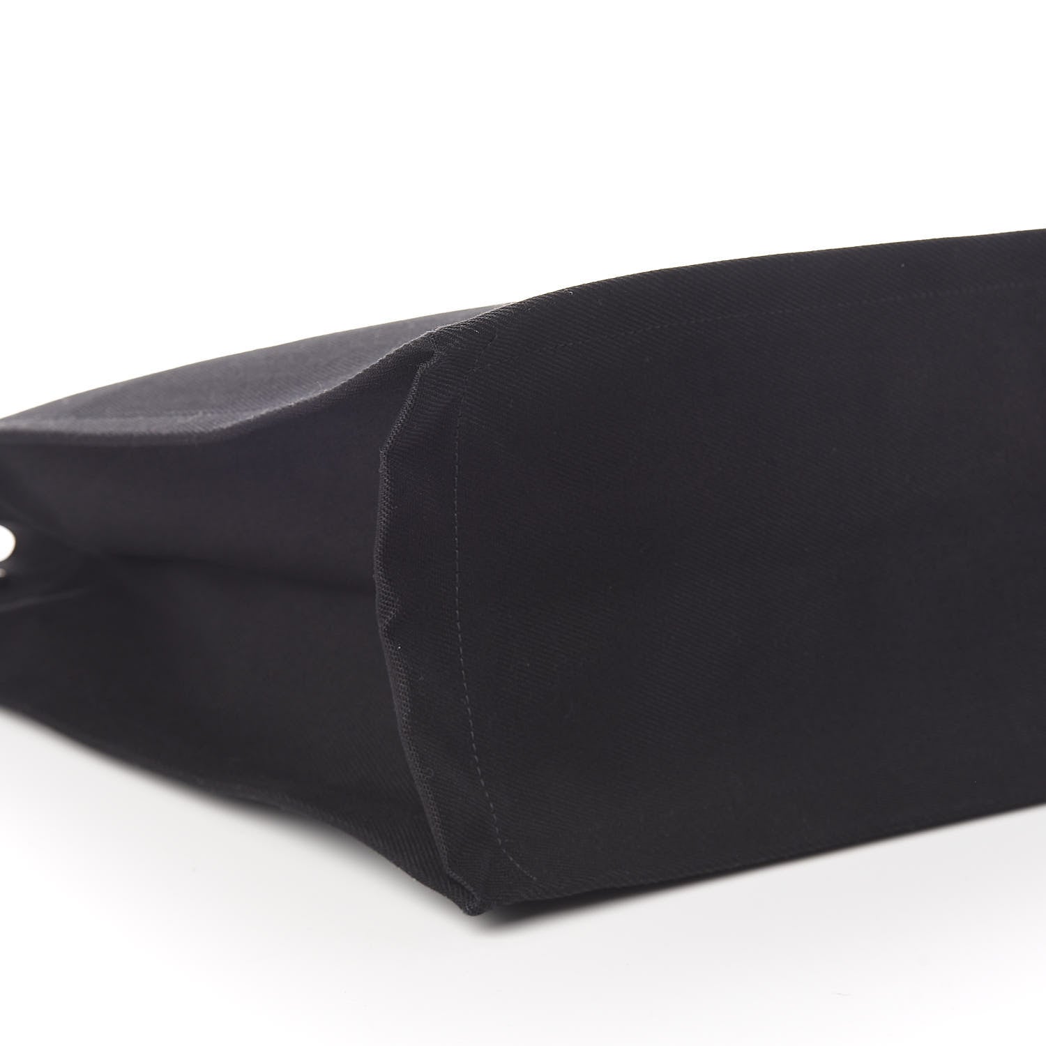 Saint Laurent Linen Calfskin Rive Gauche Tote Black 8 of 9