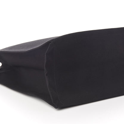 Saint Laurent Linen Calfskin Rive Gauche Tote Black 8 of 9