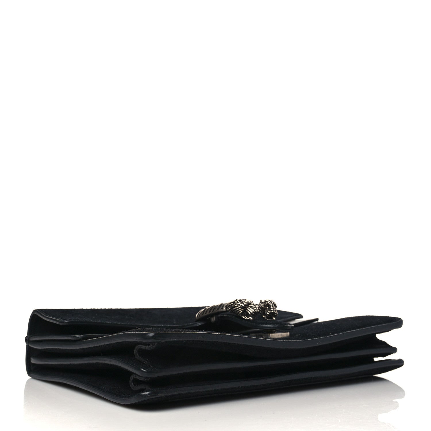 Gucci Suede Medium Dionysus Shoulder Bag Black 4 of 8