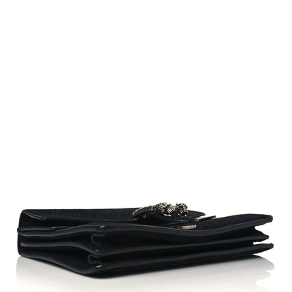 Gucci Suede Medium Dionysus Shoulder Bag Black 4 of 8