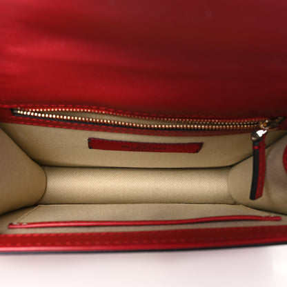 Valentino Garavani Vitello Small Glam Lock Rockstud Flap Red 5 of 11