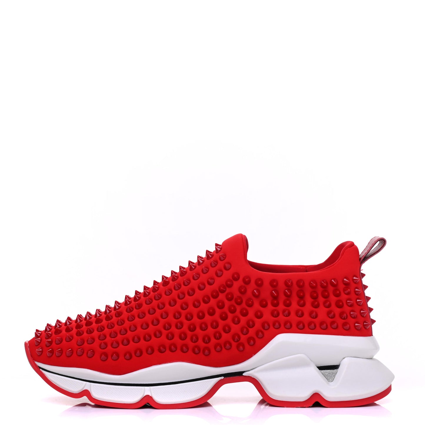 Neoprene Mens Spike Sock Flat Sneakers 42 Loubi