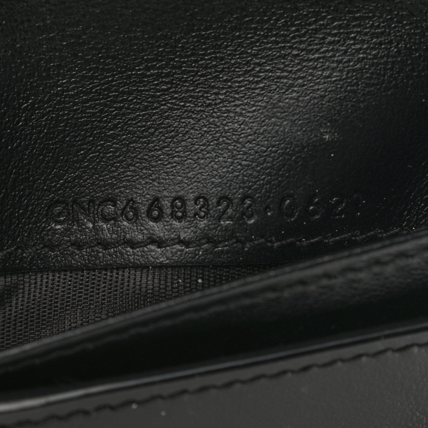 Saint Laurent Calfskin Matelasse Joan Compact Zip Around Wallet Black 7 of 9