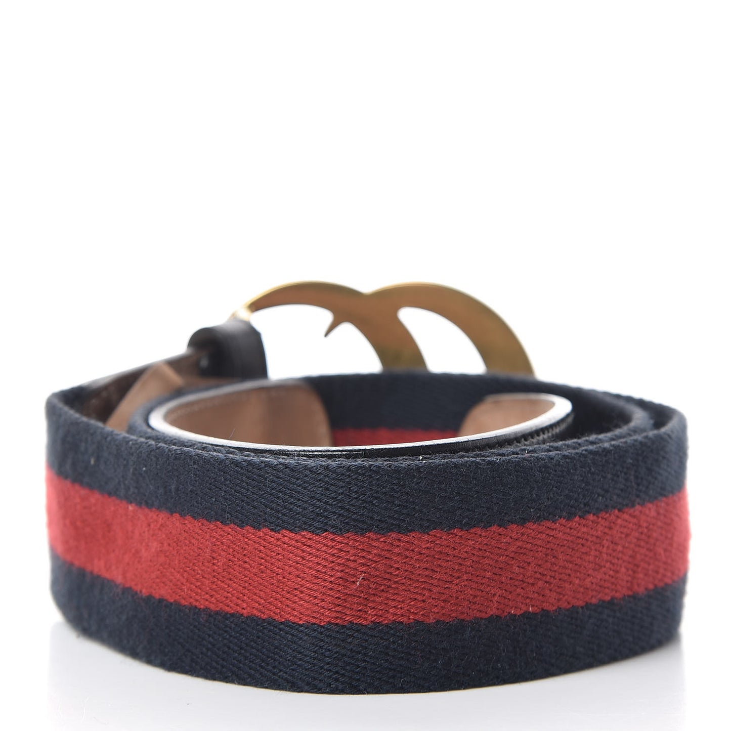 Nylon Calfskin Double G Web 40mm Belt 90 36 Blue Red Black