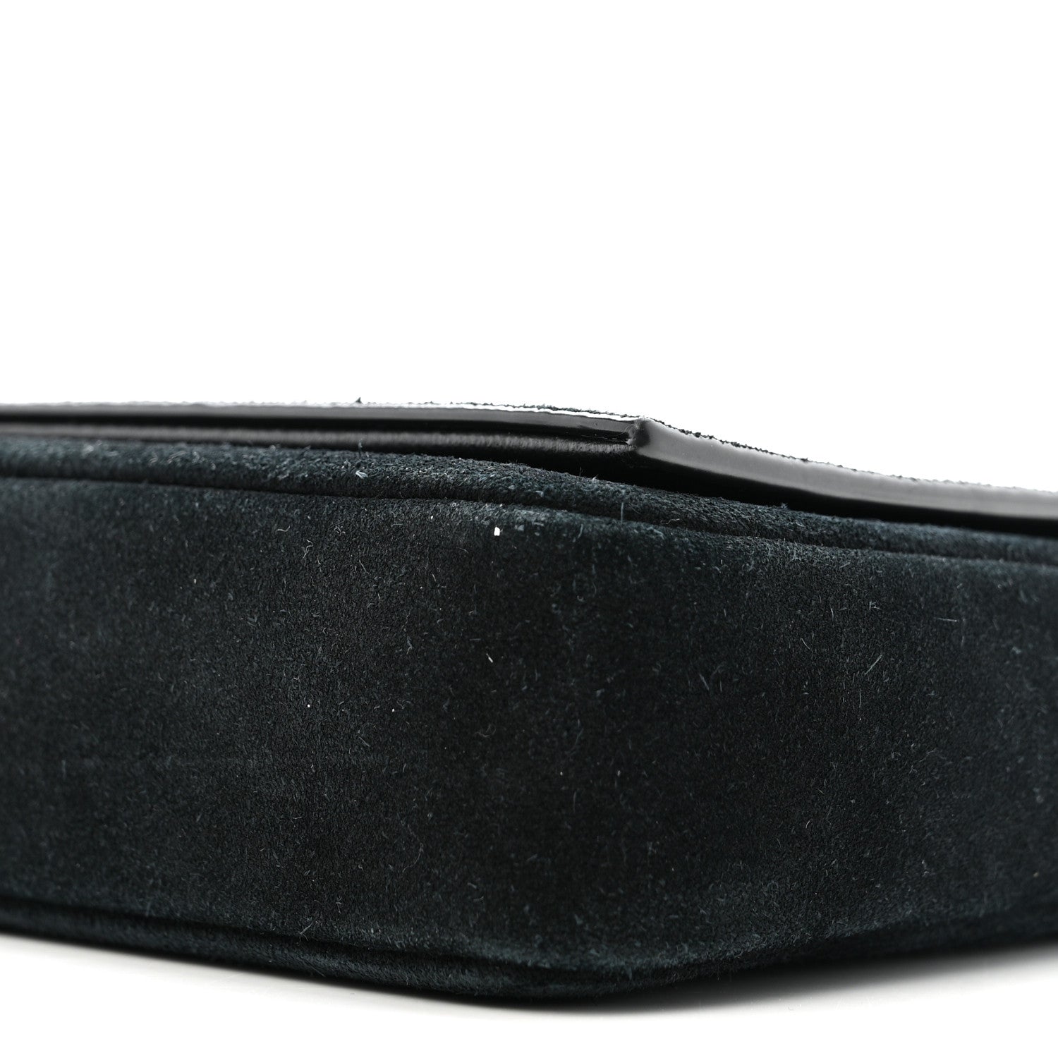 Saint Laurent Suede Monogram Tassel Kate 99 Baguette Bag Black 10 of 15