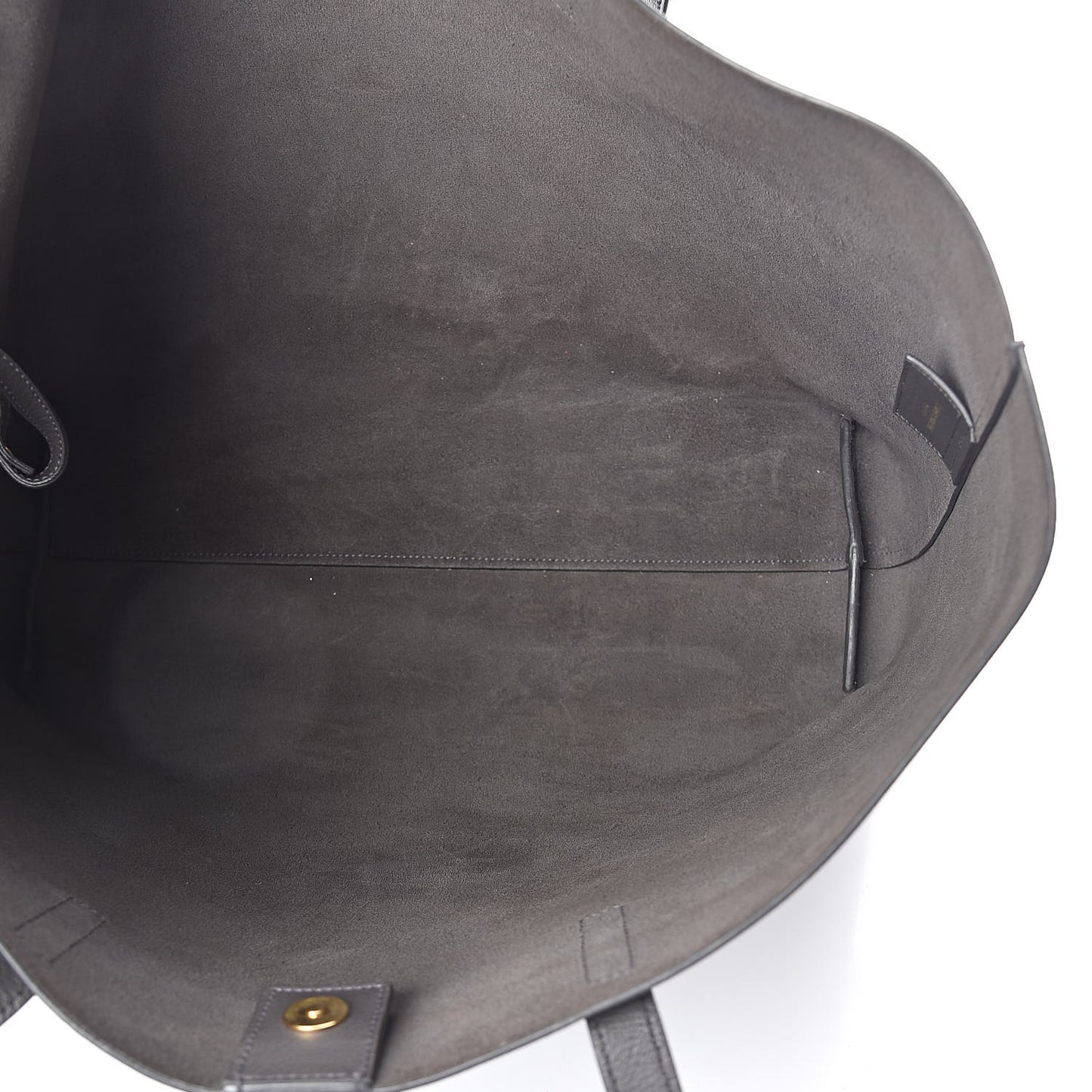 Calfskin Large Shopping Tote Dark Grey