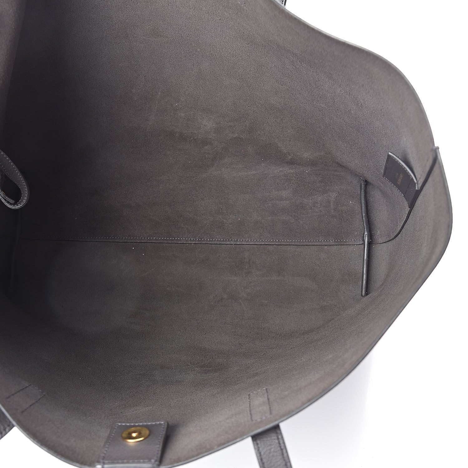 Saint Laurent Calfskin Large Shopping Tote Dark Grey 6 of 10