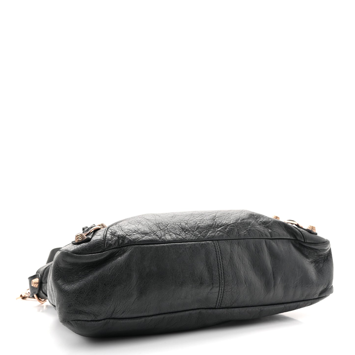 Agneau Giant 12 Rose Gold Hardware Town Black