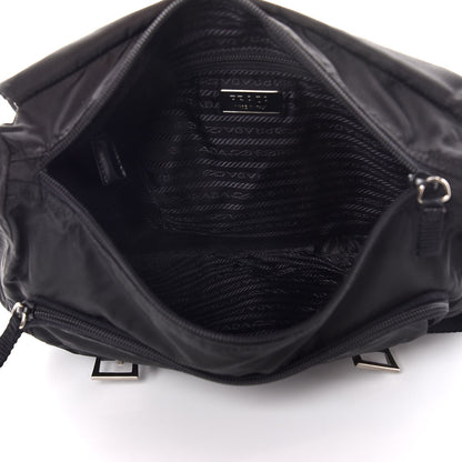 Prada Nylon Vela Messenger Bag Black 5 of 9