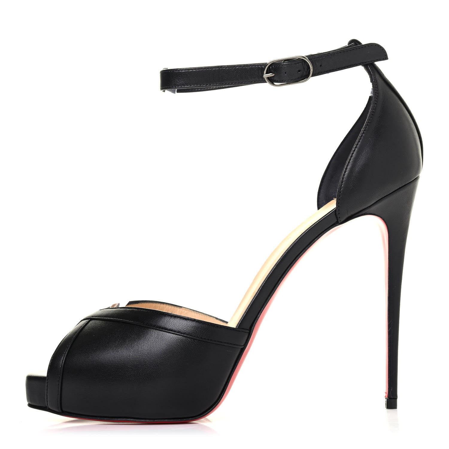Christian Louboutin Kid Very Cathy 120 Pumps 40.5 Black 1 of 6