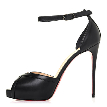 Christian Louboutin Kid Very Cathy 120 Pumps 40.5 Black 1 of 6