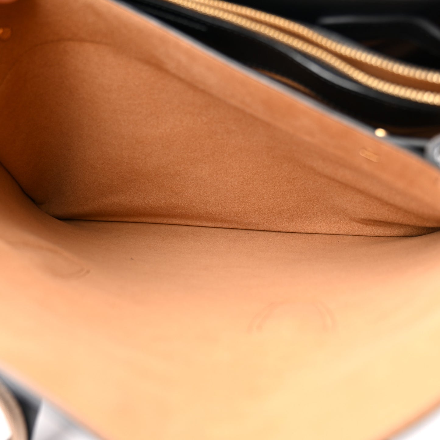 Grained Calfskin Large Milla Tote Black