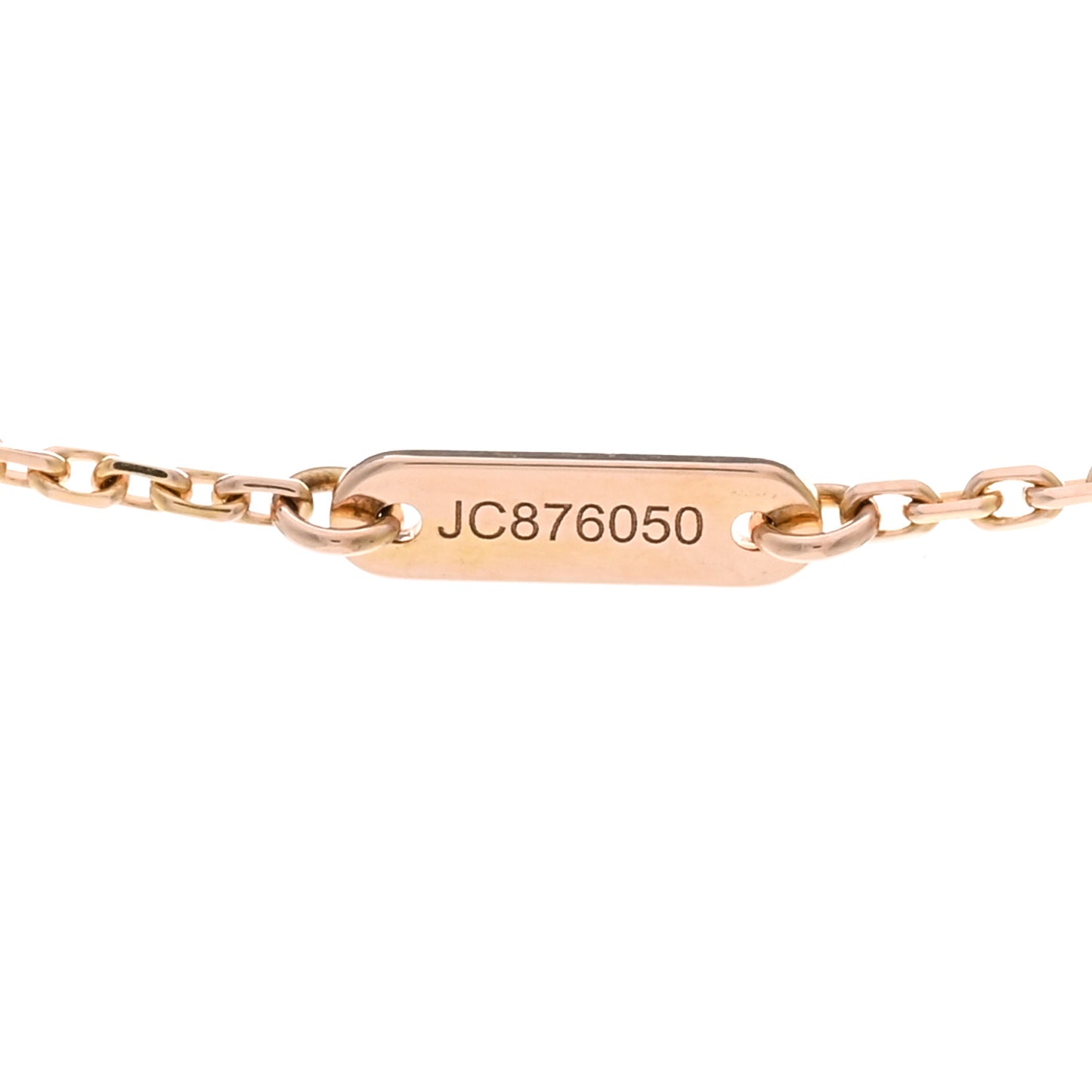 18K Rose Gold Carnelian Sweet Alhambra Heart Pendant Necklace