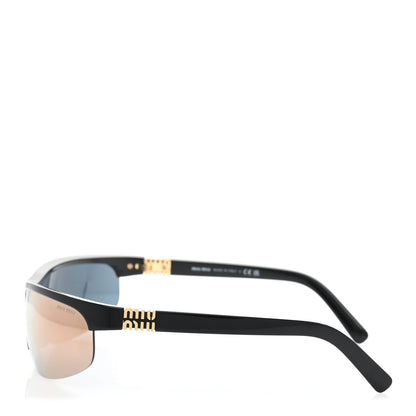 Miu Miu Acetate Mirror Miu Nocturne SMU A02 Sunglasses Black Pink 3 of 8