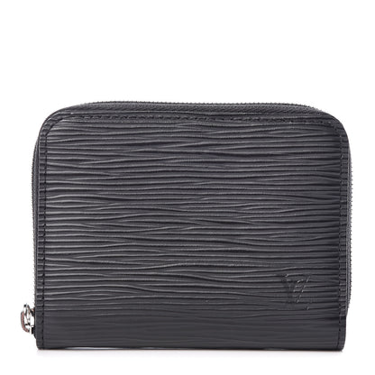 Louis Vuitton Epi Zippy Coin Purse Black 1 of 8
