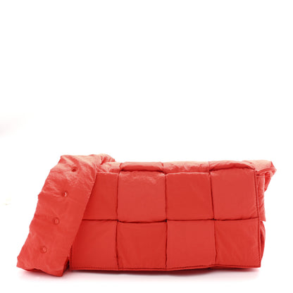 Bottega Veneta Nylon Intrecciato Padded Tech Cassette Bag Red 1 of 11