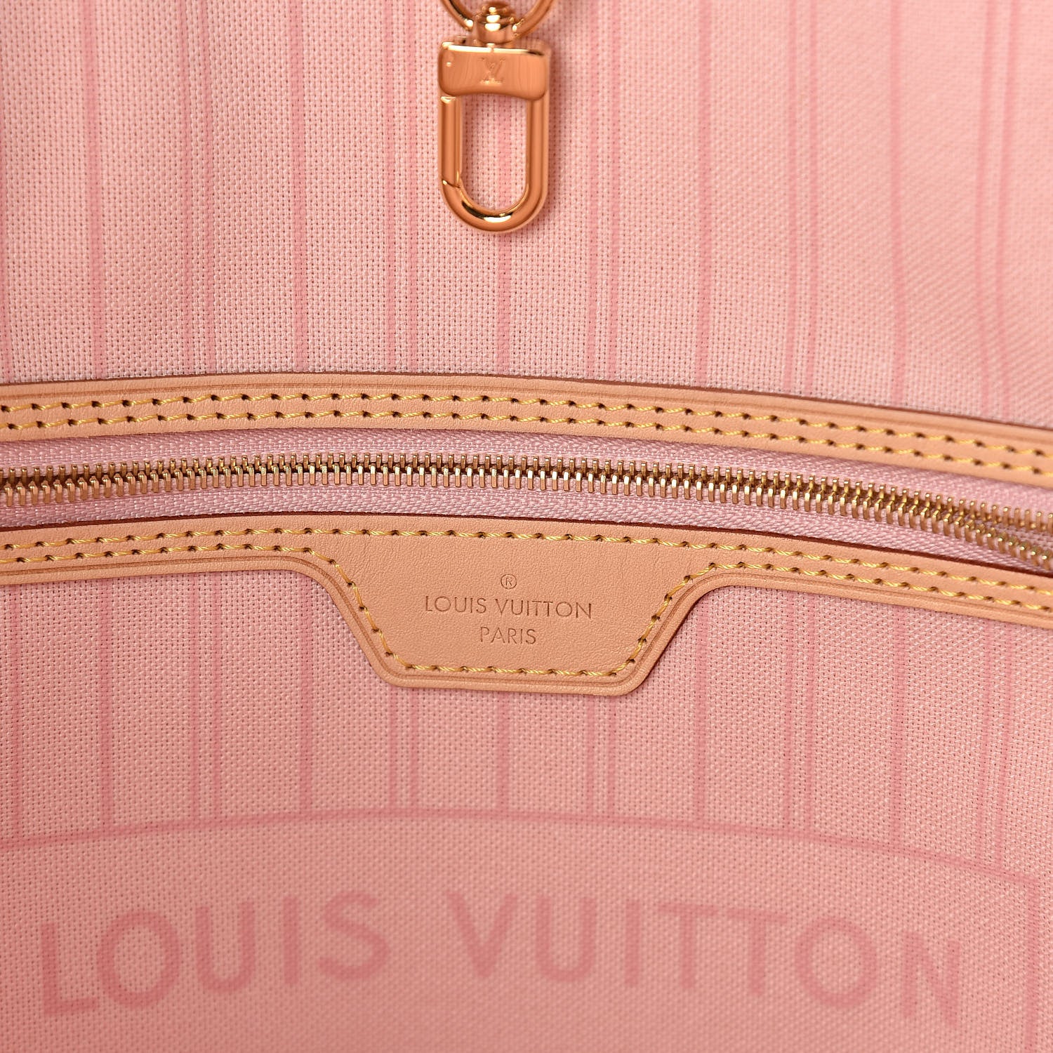 Louis Vuitton Damier Azur Neo Neverfull MM Rose Ballerine 6 of 10
