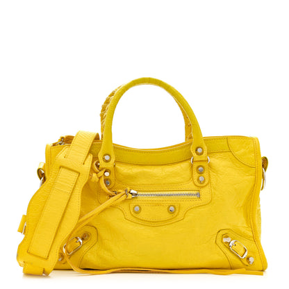 Balenciaga Agneau Classic Silver Hardware City S Jaune Soleil 1 of 15