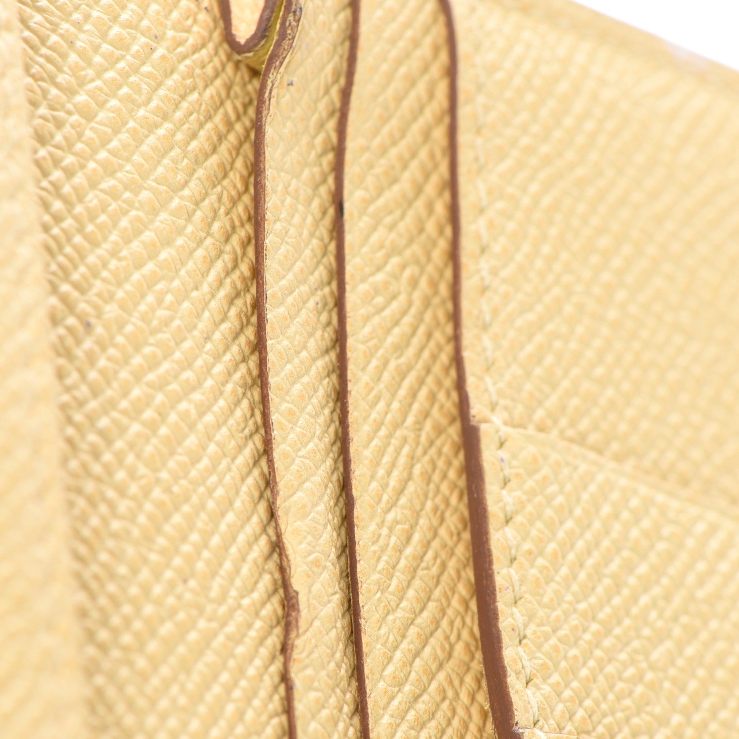 Hermes Epsom Bearn Gusset Wallet Soufre 16 of 20