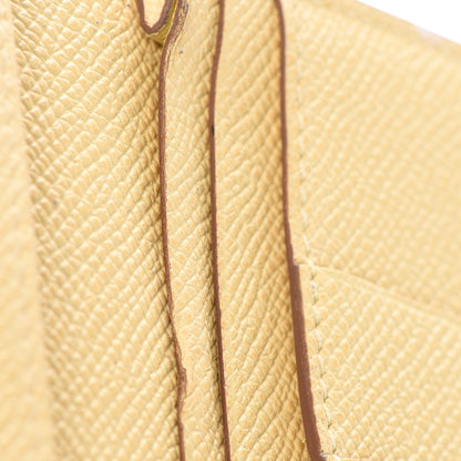 Hermes Epsom Bearn Gusset Wallet Soufre 16 of 20