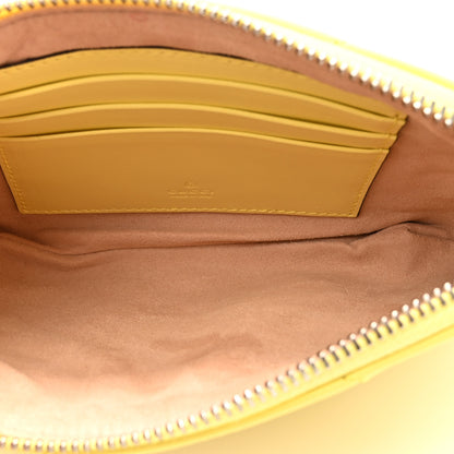 Gucci Calfskin Matelasse GG Marmont Wrist Wallet Banana 5 of 8