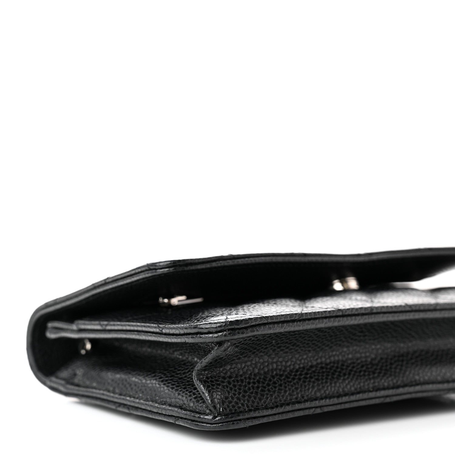 Chanel Caviar Quilted Wallet on Chain WOC Black 10 of 16