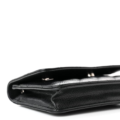 Chanel Caviar Quilted Wallet on Chain WOC Black 10 of 16