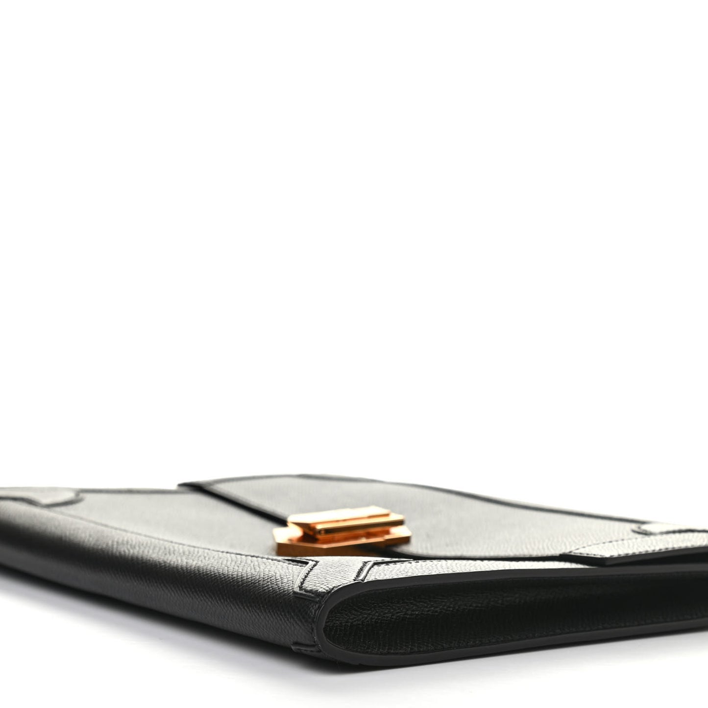 Epsom Fleche D'Or Clutch Black