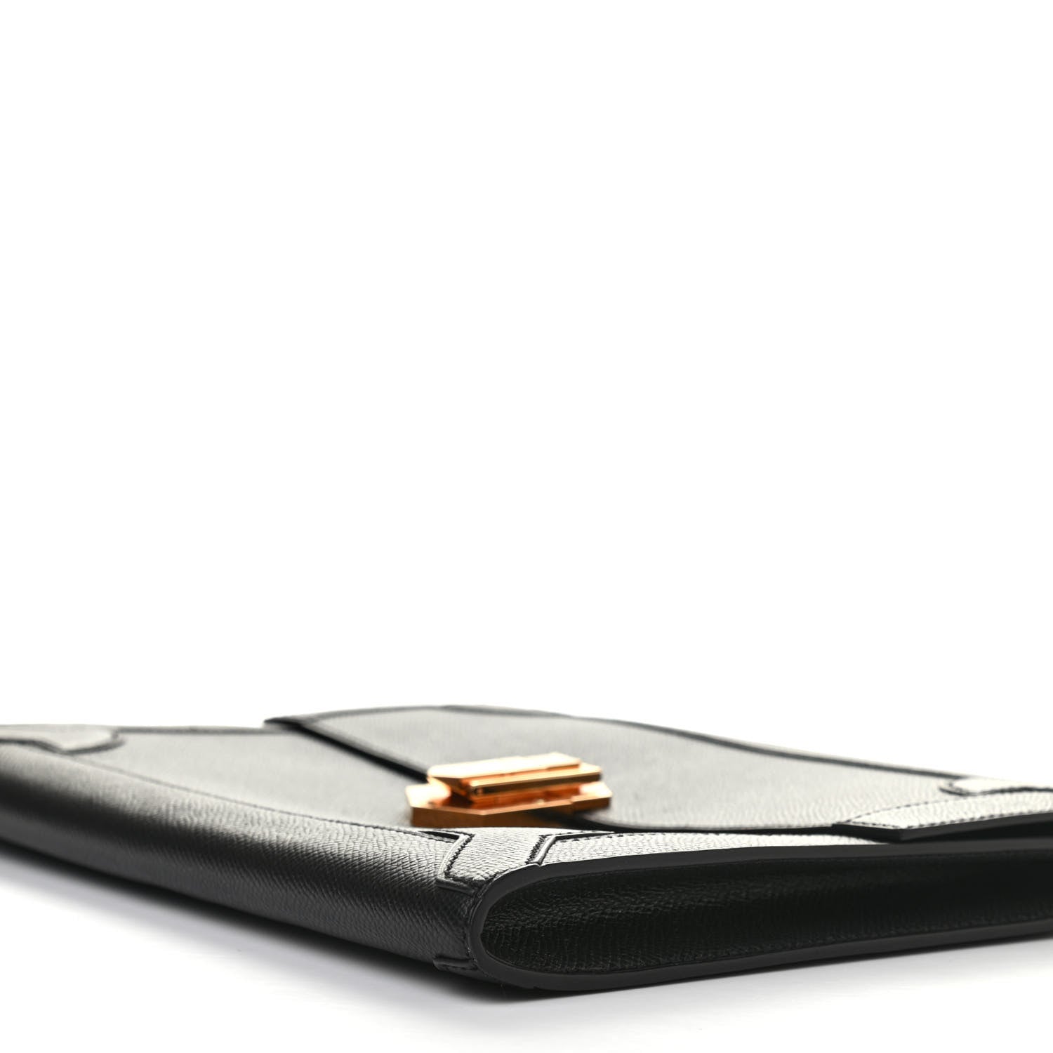 Hermes Epsom Fleche D'Or Clutch Black 9 of 9