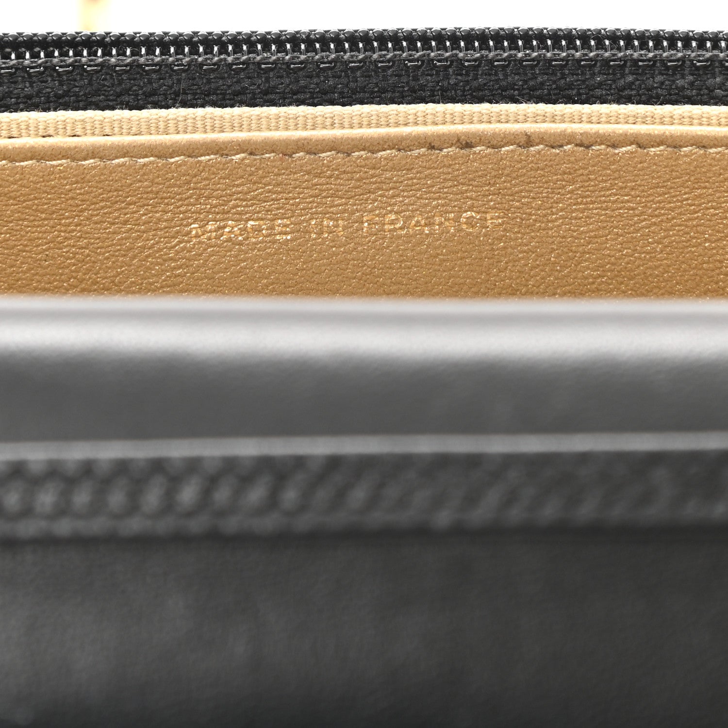 Chanel Lambskin Quilted CC Pearl Crush Wallet on Chain WOC Black 7 of 12
