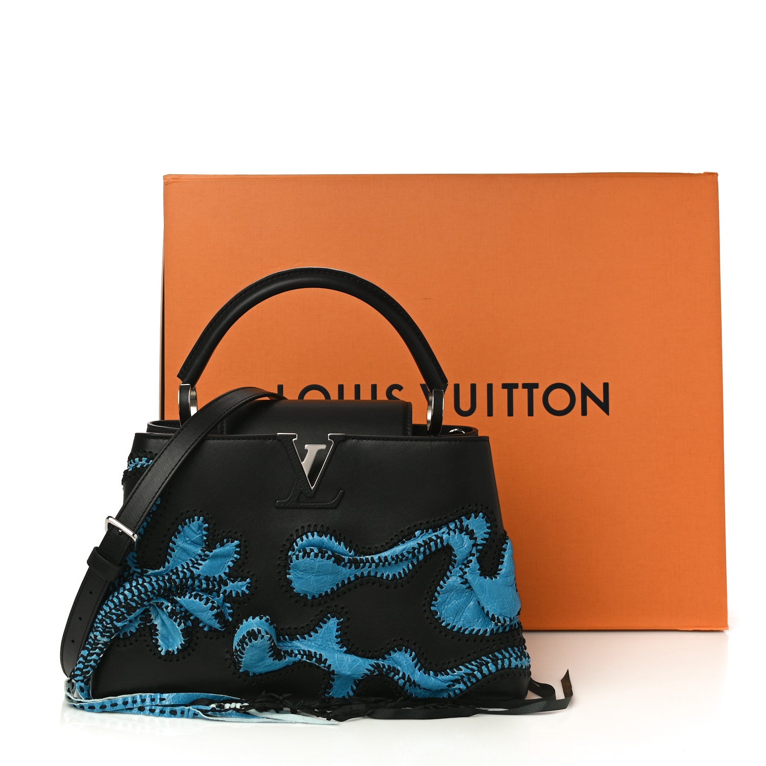 Louis Vuitton Calfskin Lambskin Artycapucines Nicholas Hlobo PM Black 23 of 23