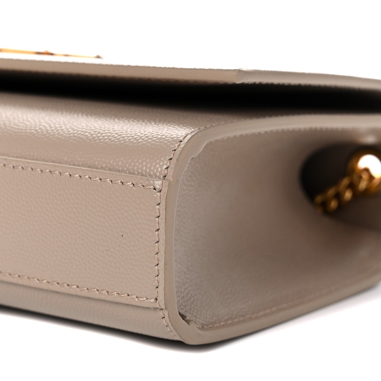 Grain De Poudre Medium Monogram Kate Satchel Dark Beige