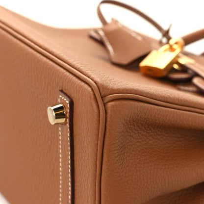 Hermes Togo Birkin 25 Gold 10 of 13