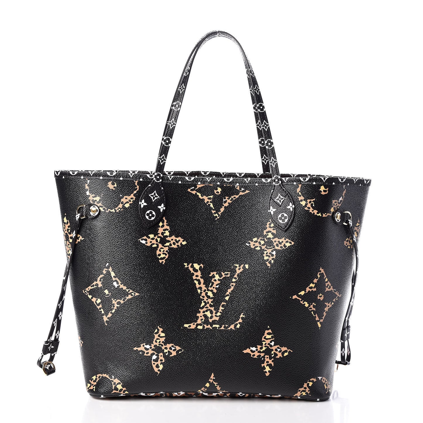 Monogram Giant Jungle Neverfull MM Black