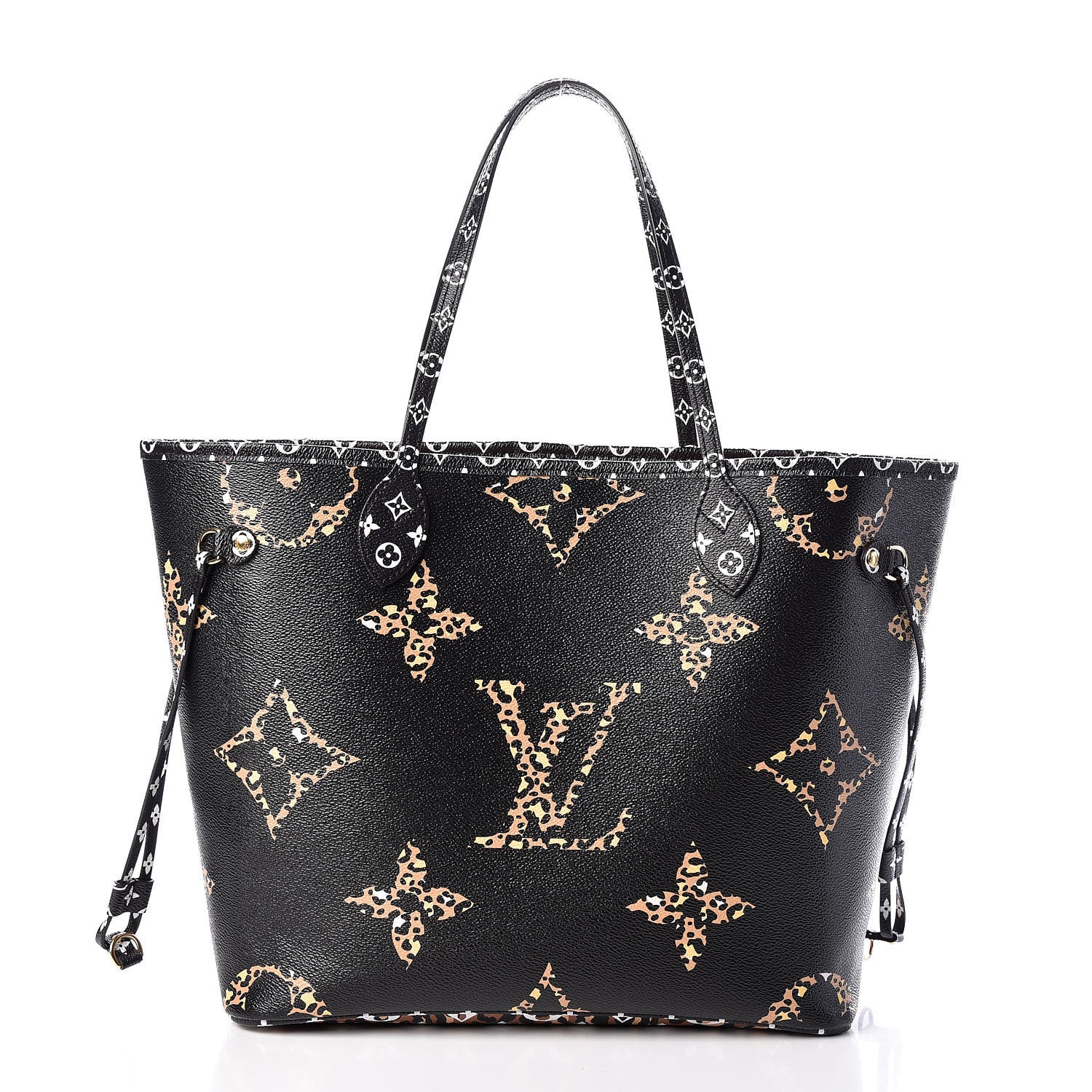 Louis Vuitton Monogram Giant Jungle Neverfull MM Black 3 of 10