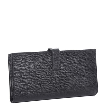Hermes Epsom Bearn Gusset Wallet Black 3 of 8