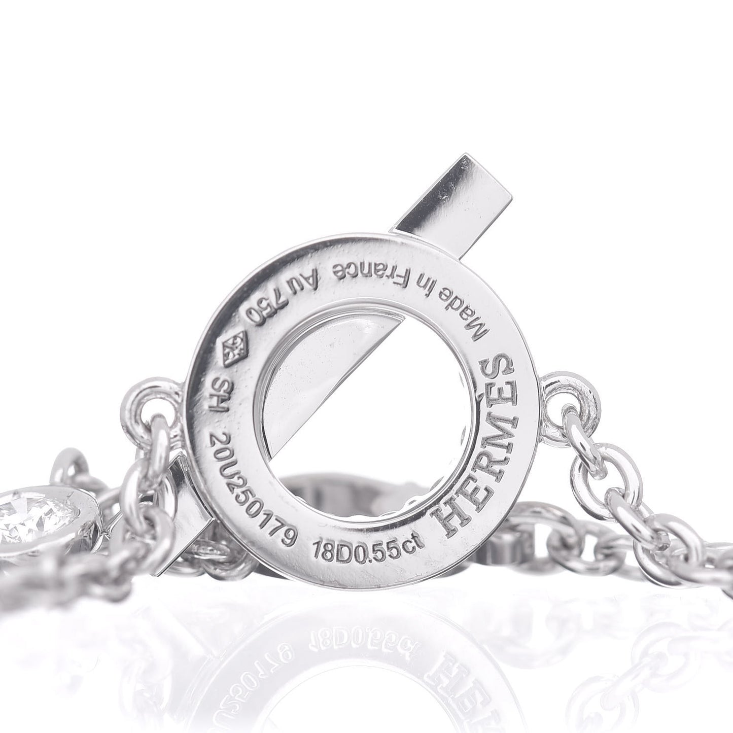 18K White Gold Diamond Finesse Bracelet SH