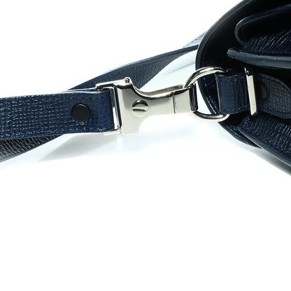Proenza Schouler Linosa Leather Mini PS11 Classic Shoulder Bag Navy Blue 12 of 13