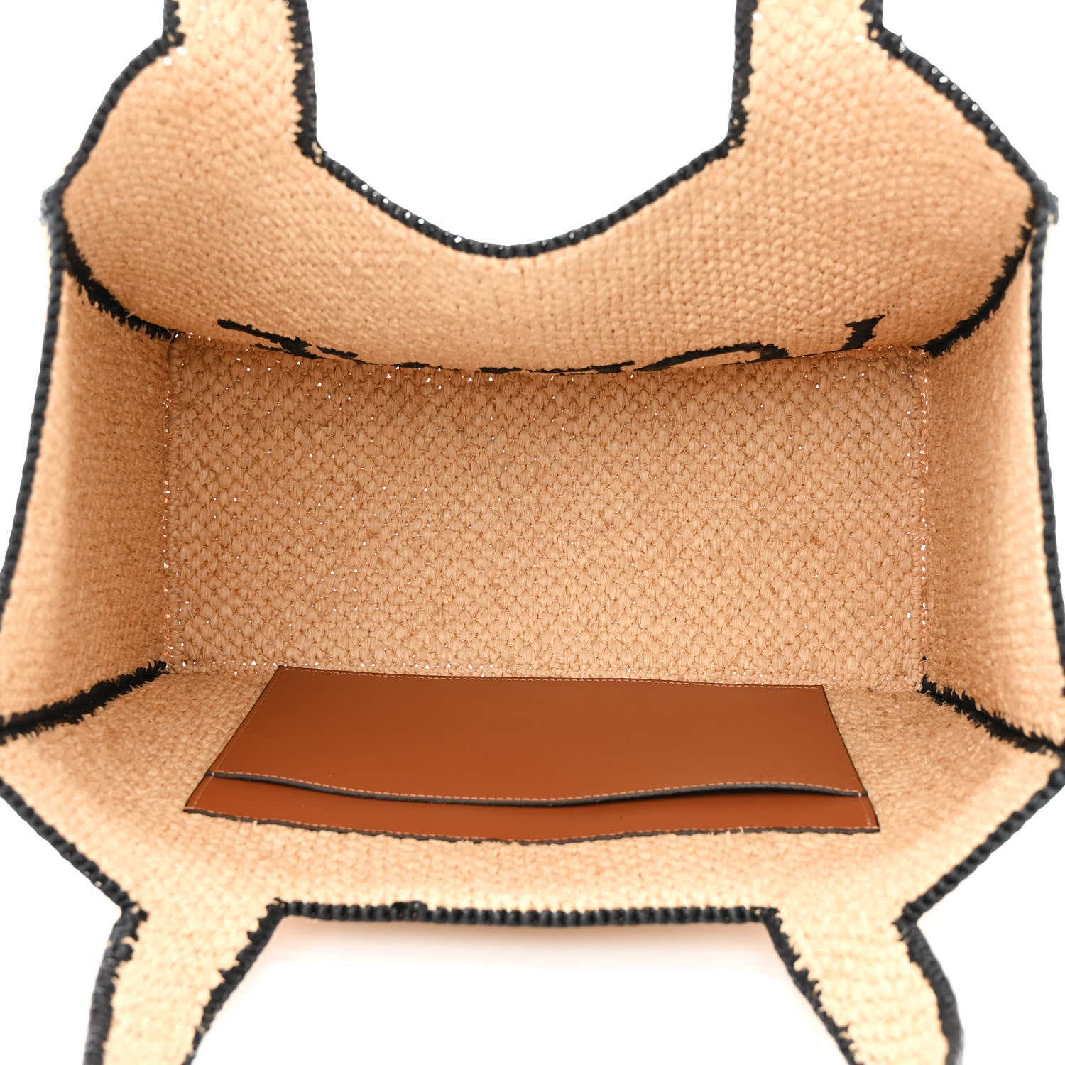 Loewe Raffia Large Paula's Ibiza Logo Tote Natural Tan 5 of 10
