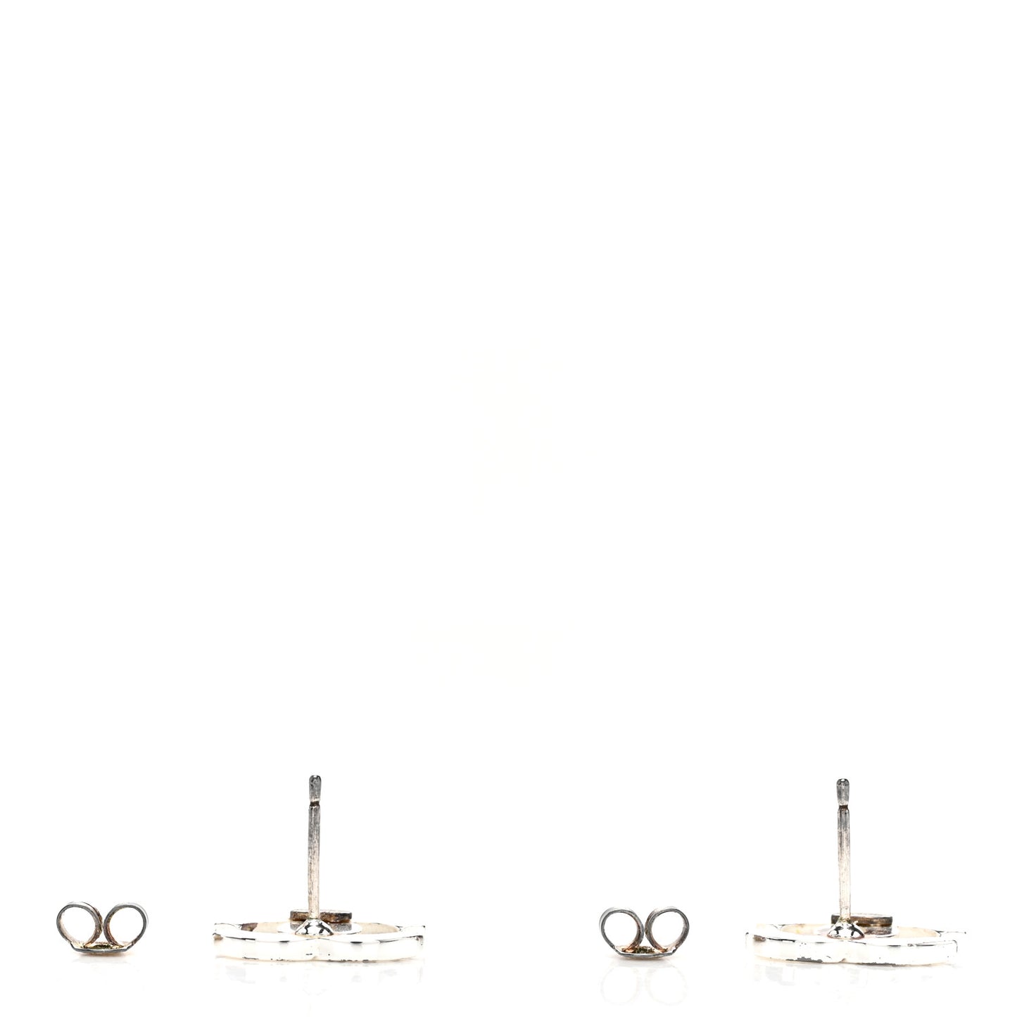 CC Logo Earrings Silver