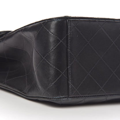 Chanel Lambskin Quilted XL Jumbo Single Flap Black 6 of 19