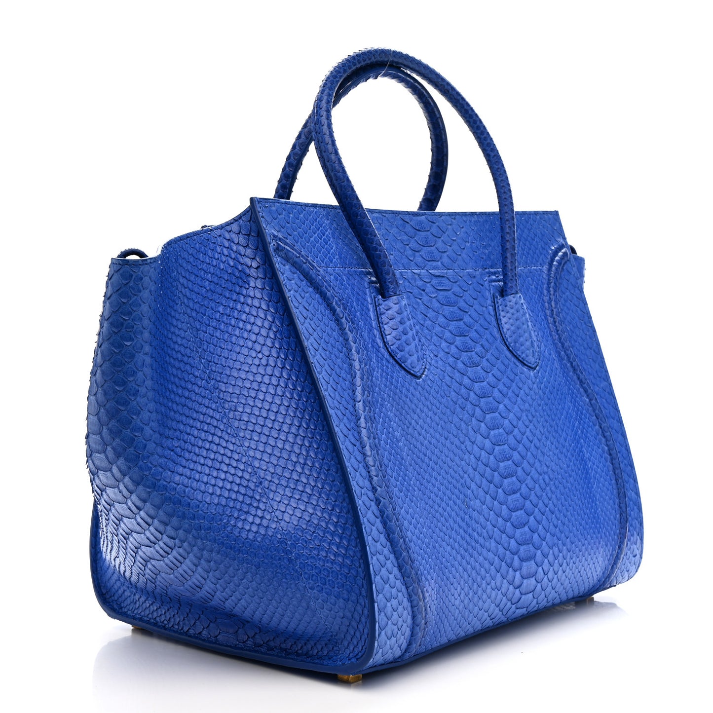 Snakeskin Medium Phantom Luggage Blue
