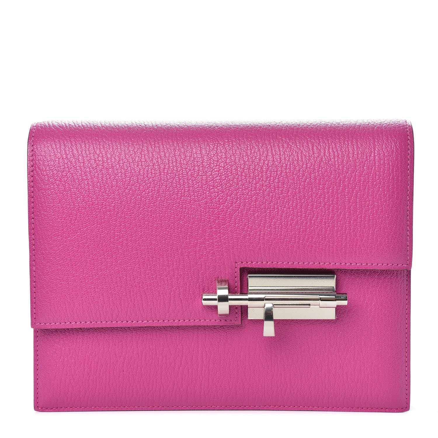Hermes Chevre Mysore Verrou Clutch Magnolia 1 of 9